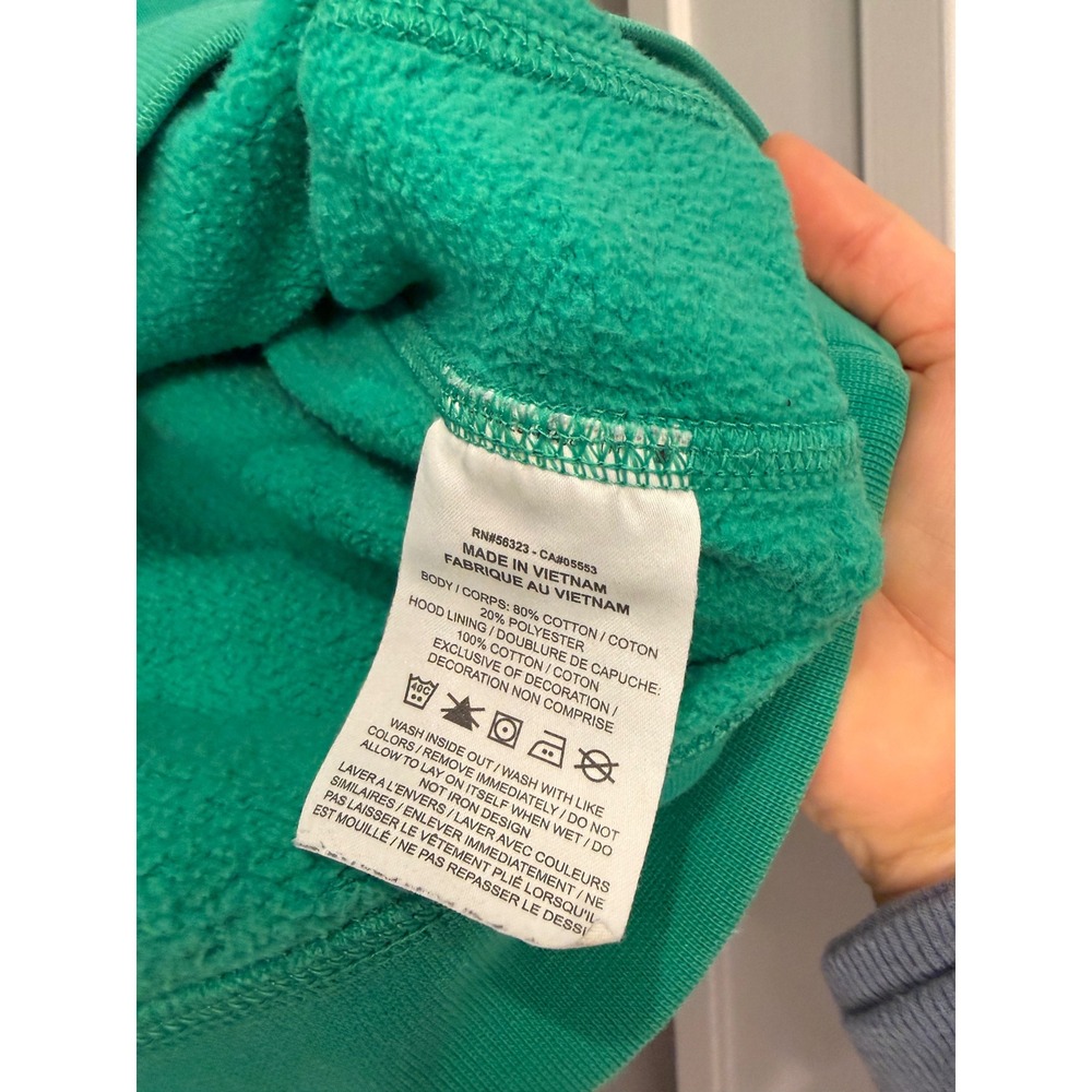 Kids Nike Green Graphic Logo Hoodie Sweatshirt Size Large - Picture 3 of 7